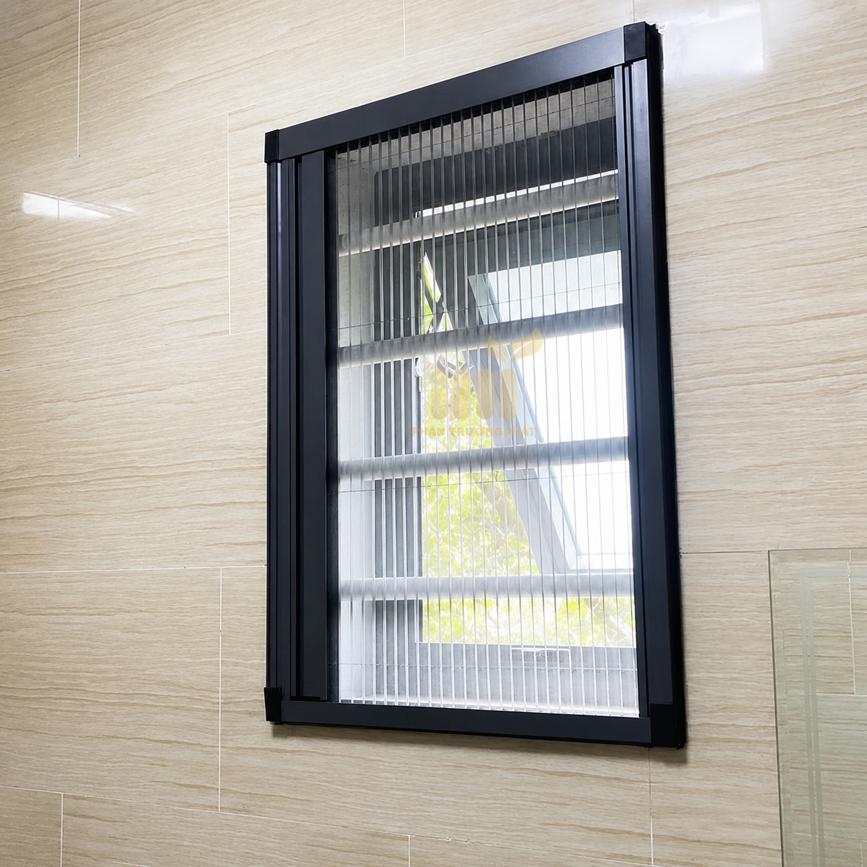 Cửa Lưới Chống Muỗi Xếp 1 Cánh Cửa Sổ