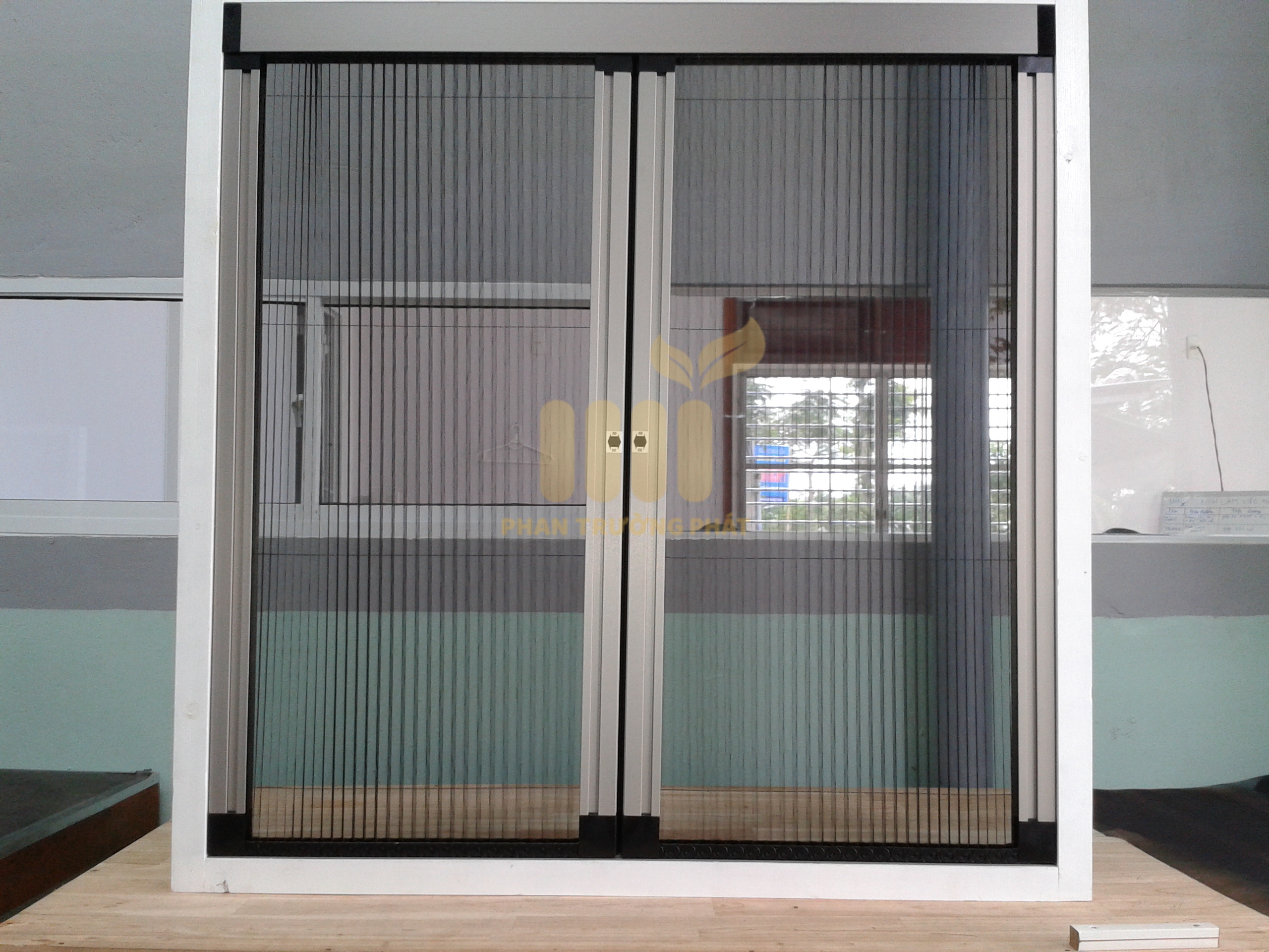 Cửa Lưới Chống Muỗi Xếp 2 Cánh Cửa Sổ