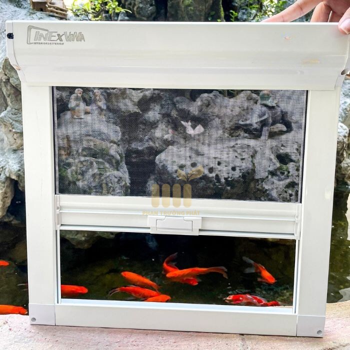Cửa lưới cuốn Hàn Quốc 4 cạnh INEXVINA