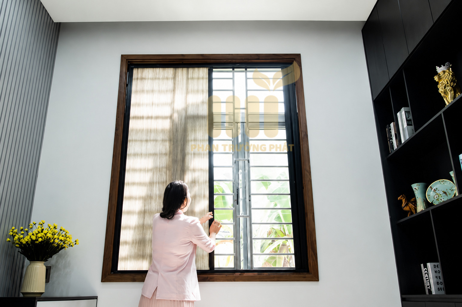Cửa đi/sổ ray xích, lưới xếp hệ 40 [SILVER]