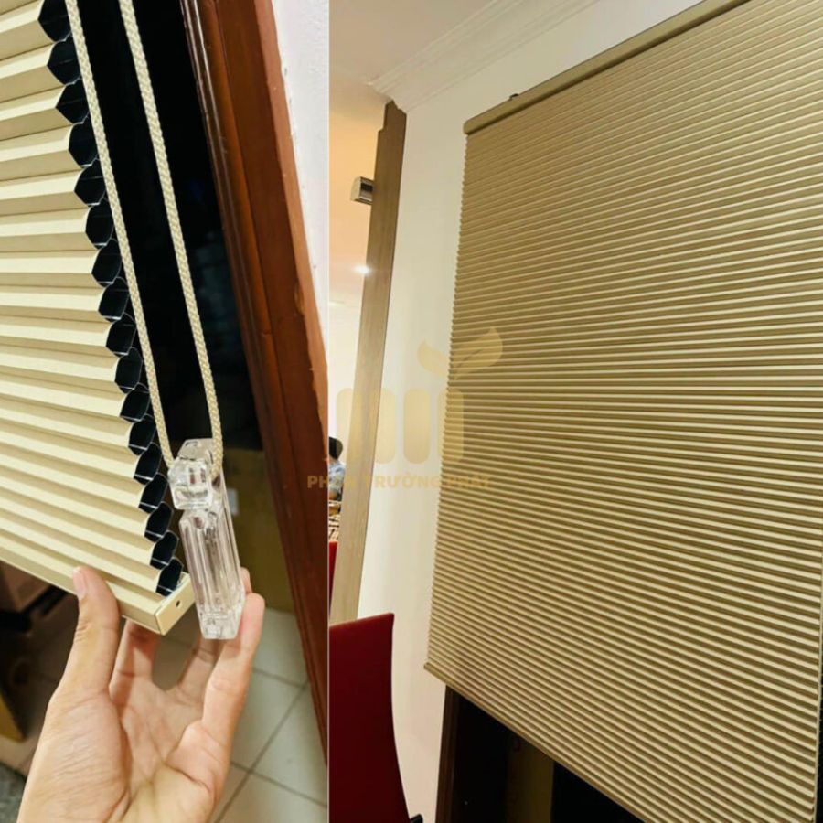 Rèm tổ ong lùa lên hệ 30 lắp cho nhà ở, văn phòng, khách sạn giúp cách nhiệt, cản sáng, giảm ồn, tiết kiệm năng lượng